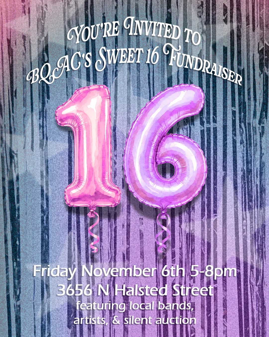 Flyer for BQAC Sweet 16 Annual BQAC Fundraiser 2026